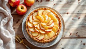 Crostata di mele e crema pasticcera