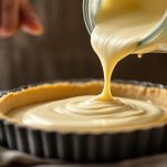 crema pasticcera nella pasta frolla