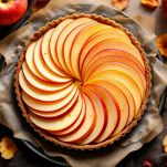 mele a fettine sulla torta