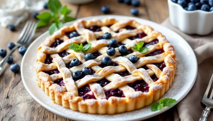 Crostata ricotta e marmellata