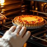 Crostata ricotta e marmellata in forno