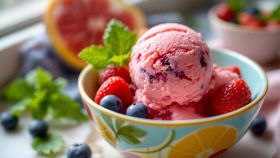 Gelato alla frutta fatto in casa