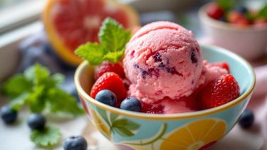 Gelato alla frutta fatto in casa