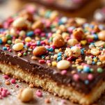 Mattonella dolce pronta per il freezer.