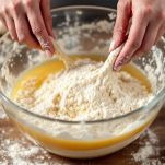 pane di segale con farina Manitoba