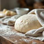 riposo dell'impasto senza uova