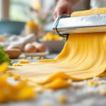 pasta fresca vegana senza uova tirata