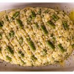 Fagiolini, Parmigiano, uova, maggiorana, sale e pepe