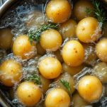 La pulitura e la cottura delle patate