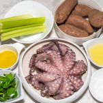 polpo alla piastra con patate