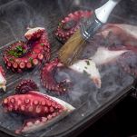 polpo alla piastra con patate