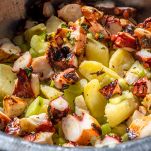 polpo alla piastra con patate