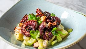 polpo alla piastra con patate