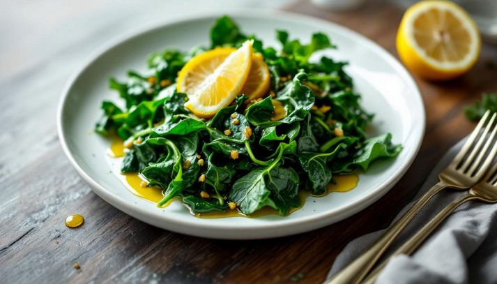 piatto di bietole bollite