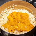 risotto zucca e gorgonzola