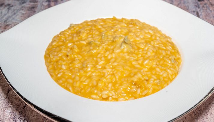 risotto zucca e gorgonzola