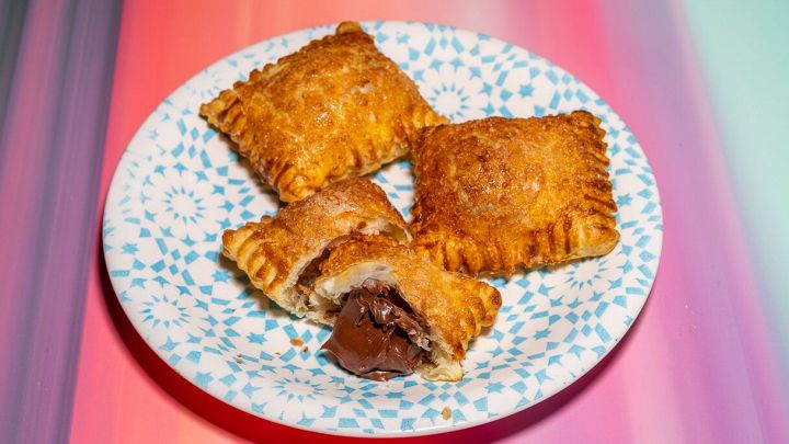 saccottini di pasta sfoglia e nutella