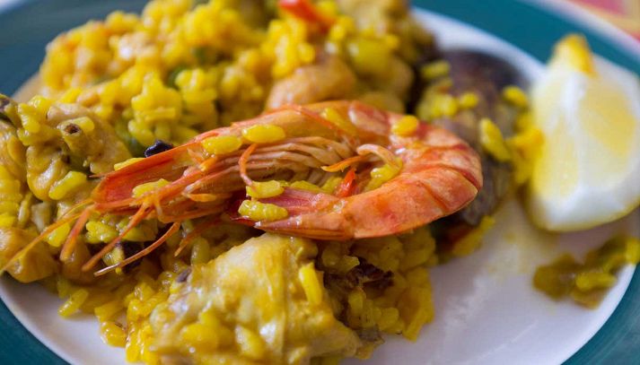 Risotto mantecato con mazzancolle e zafferano