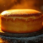 Torta alla crema in cottura