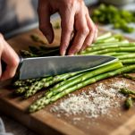 Pulizia asparagi