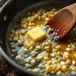 Burro e aglio in padella