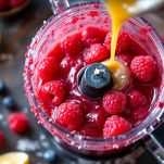 Lamponi nel frullatore