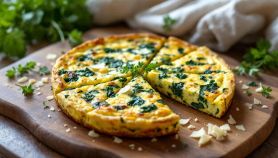Frittata con gli spinaci