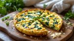 Frittata con gli spinaci