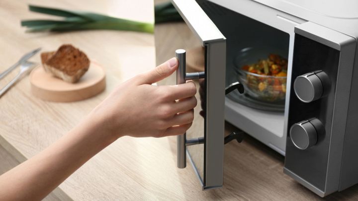 Microonde in cucina