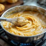 impasto di crema di ceci per le panelle