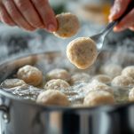 Cottura polpette di pesce