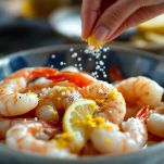 Preparazione gamberetti