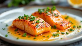 Salmone all'arancia