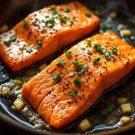 cottura salmone in padella con burro