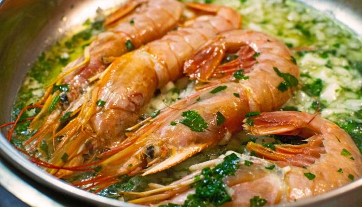 Scampi alla busara