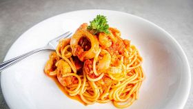spaghetti calamari
