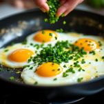 Condimento uova al tegamino