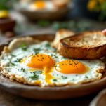 Uova al tegamino pronte