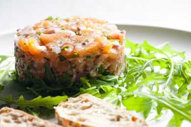 tartare di salmone