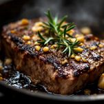 arrosto di manzo in cottura nel tegame