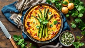 Frittata con asparagi