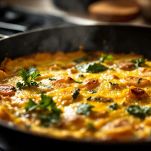Frittata in cottura