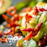 Preparazione della salsa di avocado