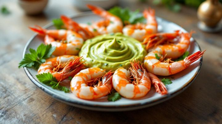 Gamberi al vapore