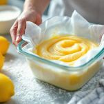 Granita al limone da passare nel freezer