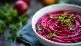 Hummus di barbabietole