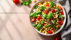 Insalata di fagioli e funghi