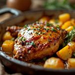 Ossibuchi cotti e dorati.