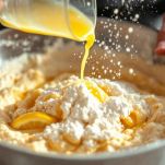 Succo di limone, lievito, zucchero di canna