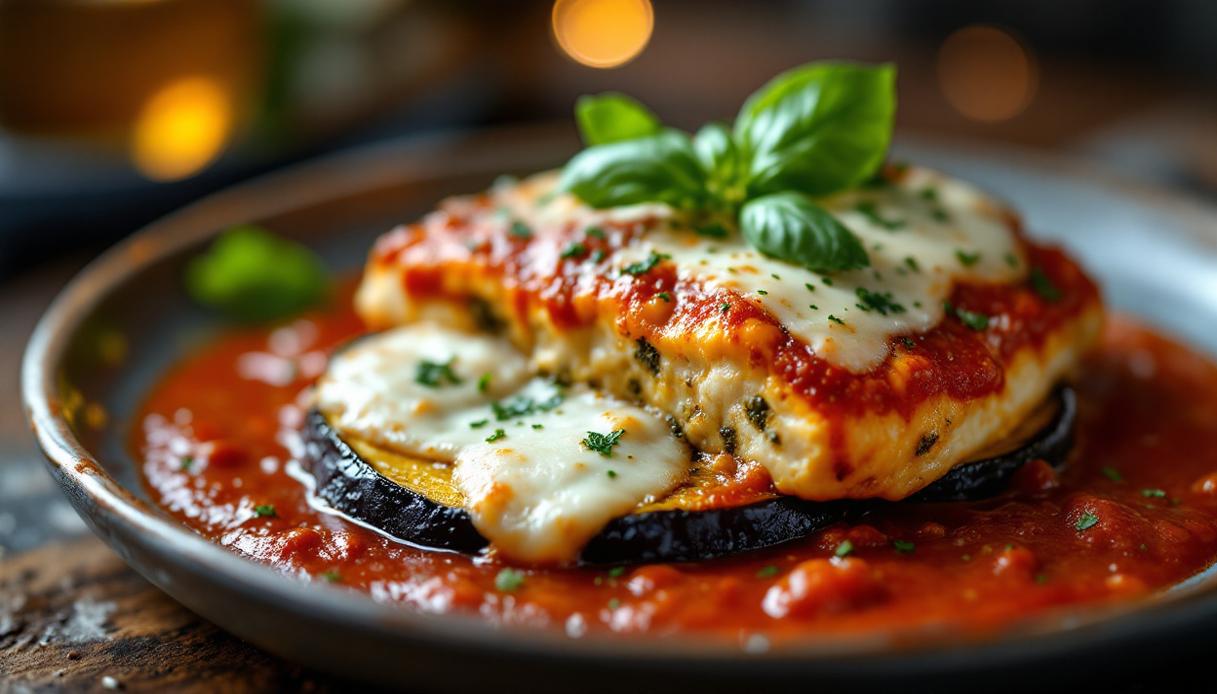 Parmigiana di pesce spada al forno